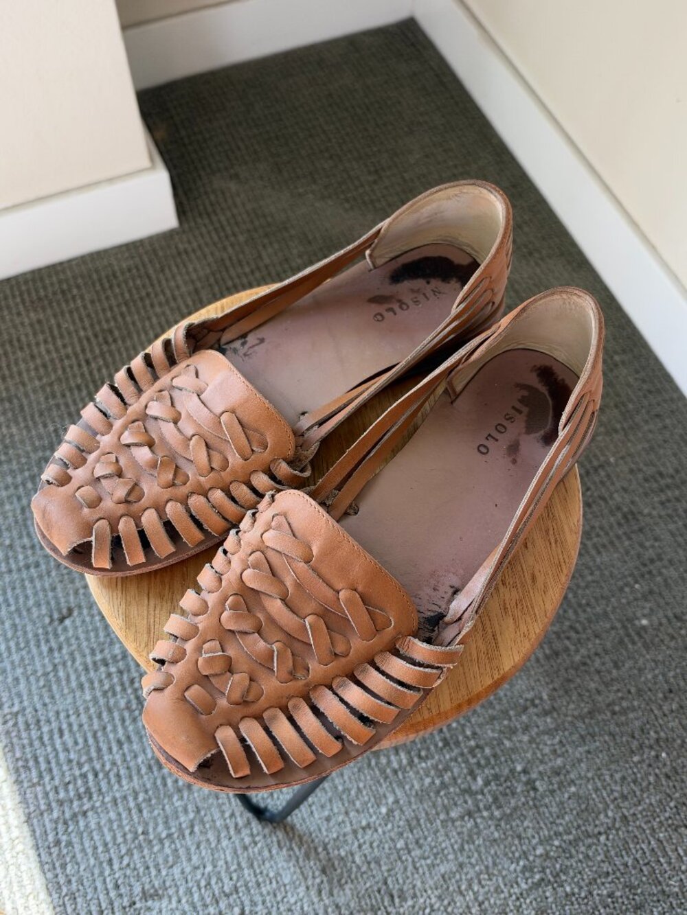 Nisolo Huarache woven beach sandal